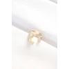 Z Harfli Altın Renk Ayarlanabilir Yüzük
