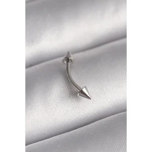 316L Çelik Gümüş Renk Çivi Model Piercing