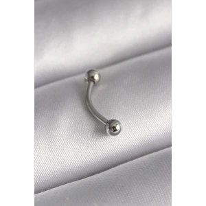 316L Çelik Gümüş Renk Topçuk Model Piercing