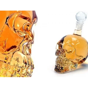 Crystal Head Kuru Kafa Cam Şişe 350 Ml