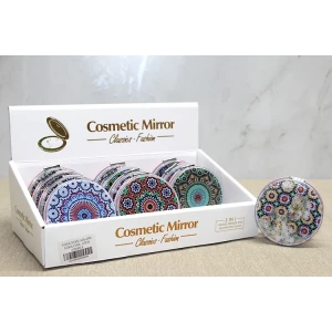 Mandala Desenli Hareketli Sulu El Aynası Alk4584