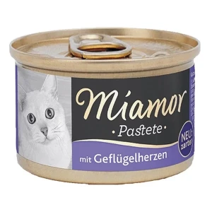 Miamor Pastete Yürekli Tahılsız Konserve Kedi Maması 85 Gr