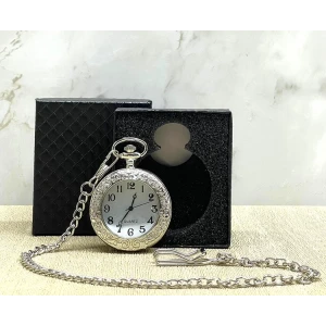 Özel Kutulu Gümüş Köstekli Saat Alk4686