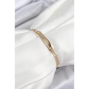 Pirinç Dikdörtgen Model Gold Renk Xuping Bebek Künyesi