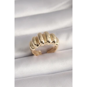 Pirinç Gold Renk Kadın Yüzük