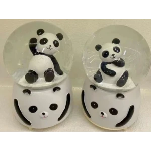 Siyah-beyaz Panda Kar Küresi Orta Boy