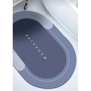 Süper Su Emici Kaymaz Tabanlı Banyo Paspası ( 40x60 )cm