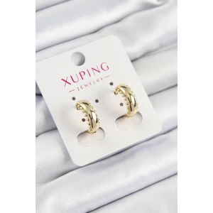 Xuping Çit Halka Model Gold Renk Kadın Küpe