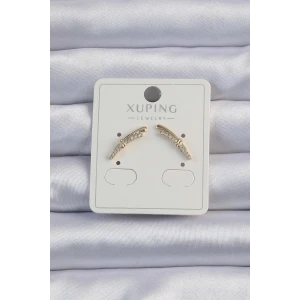 Xuping Gold Renk Zirkon Taşlı Küpe