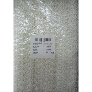 Dantel Polyester Güpür Bant Krem 30 Metre En 3 cm ON-1408-KR
