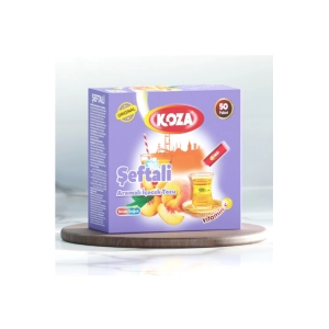 Koza Tek İçimlik Şeftali Aromalı Toz İçecek 50li