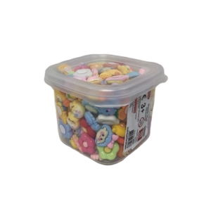 Plastik 3D Mini Aksesuar 200lü