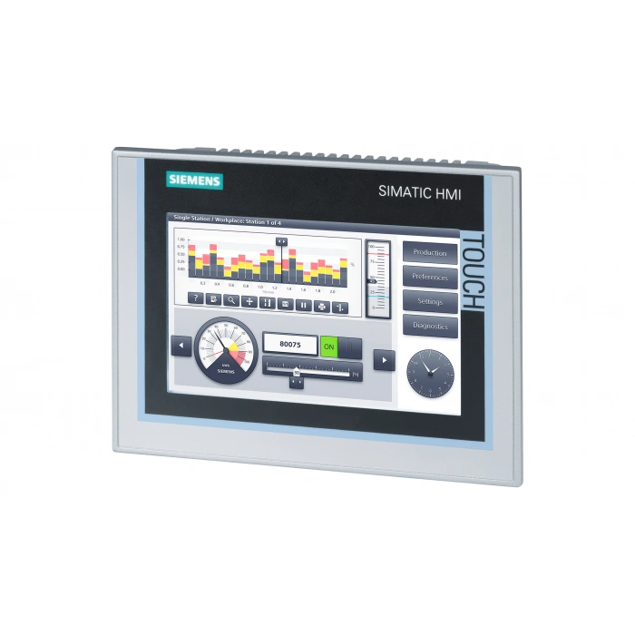 6AV2124-0GC01-0AX0 SIMATIC HMI TP700 Comfort, Comfort Panel, touch operation, 7 widescreen TFT display , SIEMENS