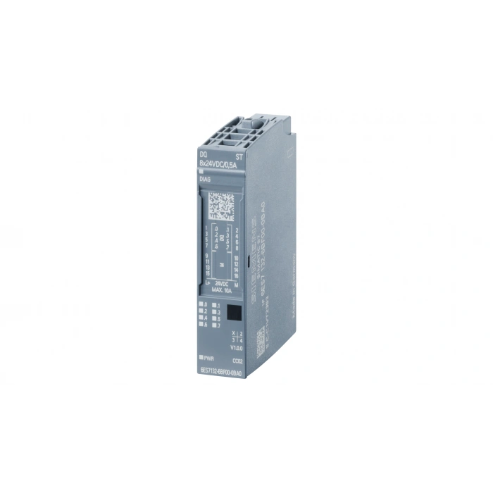 6ES7132-6BF00-0CA0 SIMATIC ET 200SP, digital output module, DQ 8x 24VDC/0.5A High Feature SIEMENS