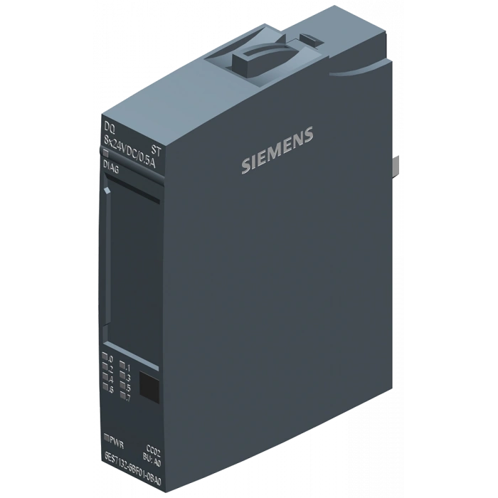 6ES7132-6BF01-0BA0 SIMATIC ET 200SP, Digital output module, DQ 8x 24V DC/0,5A Standard SIEMENS