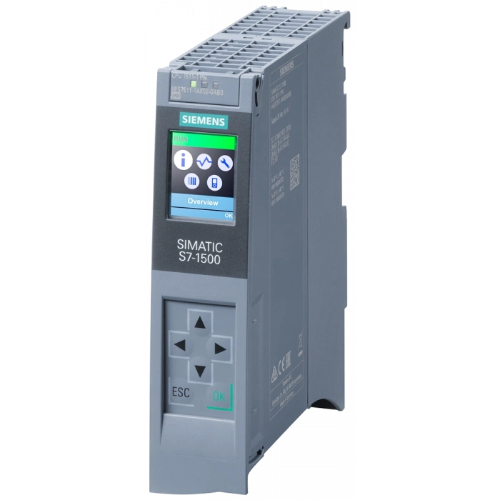 6ES7511-1AK02-0AB0 SIMATIC S7-1500, CPU 1511-1 PN , SIEMENS