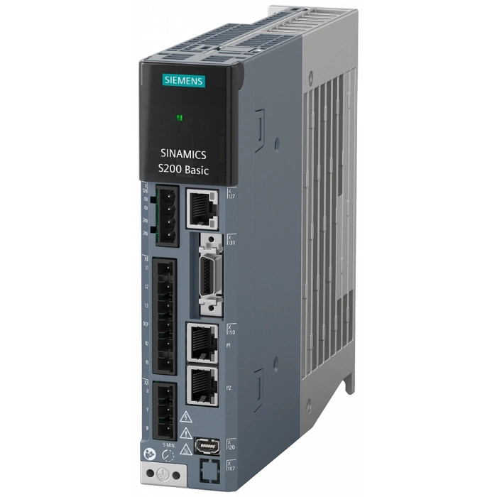 6SL5610-1BB10-4AF0 SINAMICS S200 Basic, with PROFI Input voltage: 200-240 V 1/3 AC; Motor: 0.4kW SIEMENS