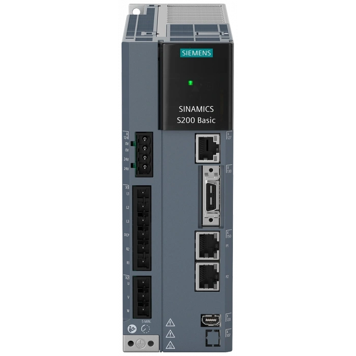 6SL5610-1BB10-8AF0 SINAMICS S200 Basic, with PROFI Input voltage: 200-240 V 1/3 AC; Motor: 0.75kW SIEMENS