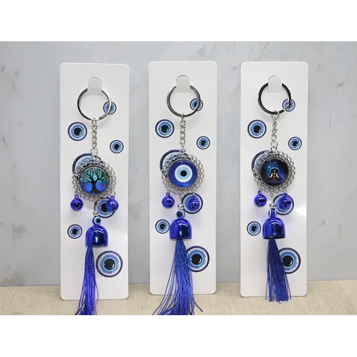 Metal Nazar Boncuğu Çan Alk3496