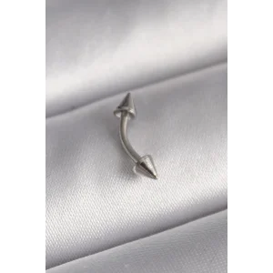 316L Çelik Gümüş Renk Çivi Model Piercing