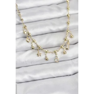 316L Çelik Zincir Gold Renk Kolye