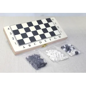 Ahşap Kutulu Satranç Tavla Seti Alk4025