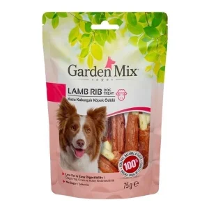 Garden Mix Kuzu Kaburgalı Köpek Ödülü 75 Gr 1 Adet