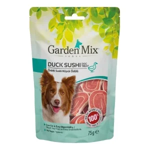 Garden Mix Ördekli Sushi Düşük Yağlı Şekersiz Köpek Ödül Maması 1 Adet 75 Gr