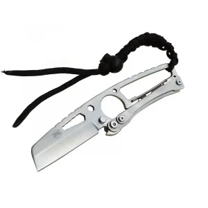 Gear Hit Cutter Tx01 Outdoor Kamp Bıçağı Metal 19 Cm - İpli Sap, Kılıflı