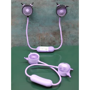 Kuromi Şarjlı Boyun Fanı Vantilatör 2 Kademeli Alk2689