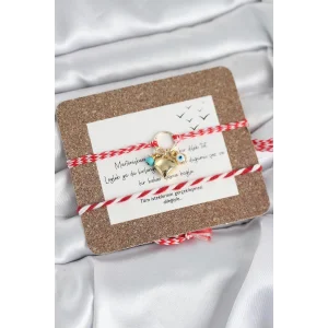 Marteniçka Bileklik 2li Kalp ve Nazalı Model