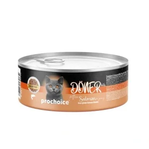 Prochoice Döner Bites Sos İçinde Somonlu Yavru Konserve Kedi Maması 70 Gr 1 Adet