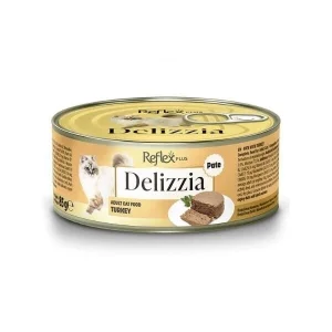 Reflex Plus Delizzia Kıyılmış Hindi Etli Yetişkin Konserve Kedi Maması 85 Gr 1 Adet