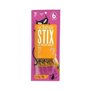 Schesir Cat Stick Tavuklu Sıvı Kedi Ödül Maması 1 Adet 6x15 Gr
