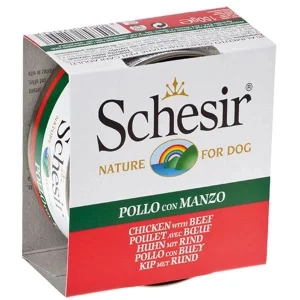 Schesir Tavuk Fileto Jöleli Konserve Köpek Maması 1 Adet 150 Gr