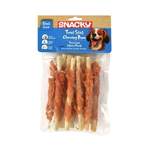 Snacky Tavuk Sargılı Çubuk Kemik Köpek Ödülü 10 Adet 100 Gr