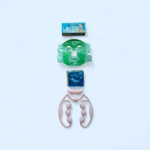 Yüz Maskesi Cilt Bakım Seti – Maske, Buz Küresi, Termo Jel Ve Selülit Masaj Aleti