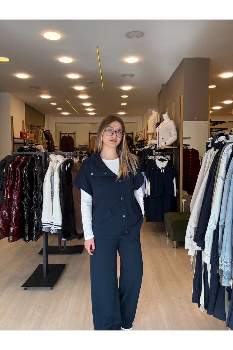 Banna 3lü Spor Yelekli Takım