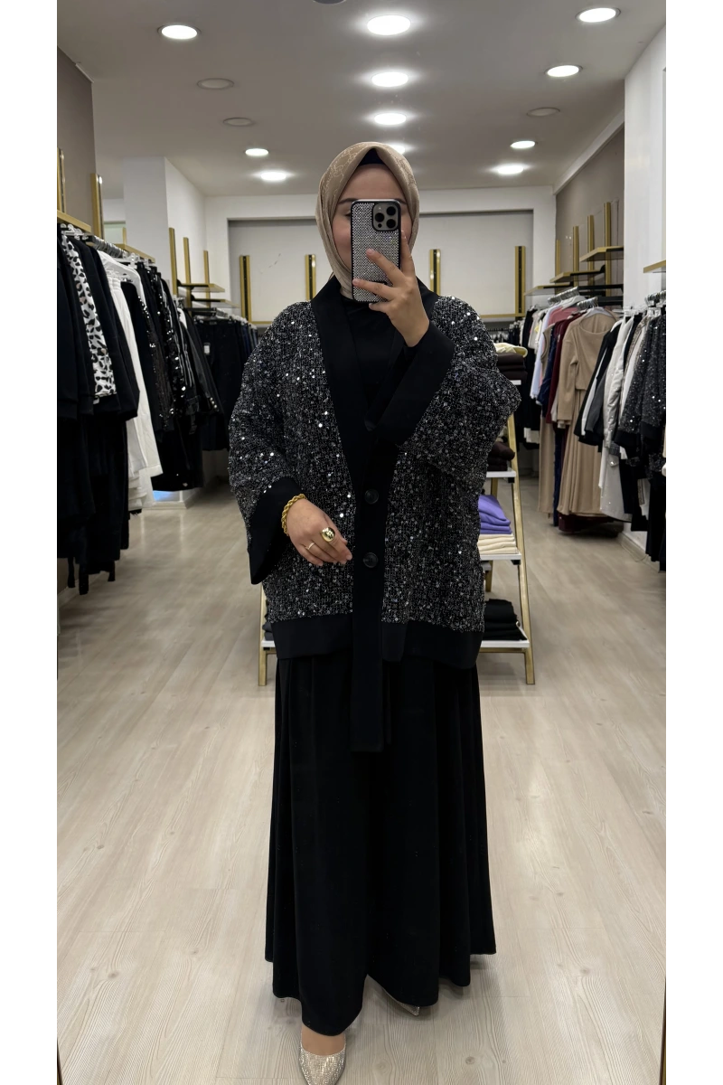 Qaswe Payet İşlemeli Candy 3lü Takım