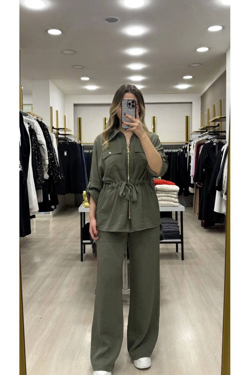 Treo Bel Büzgülü Premium İkili Takım