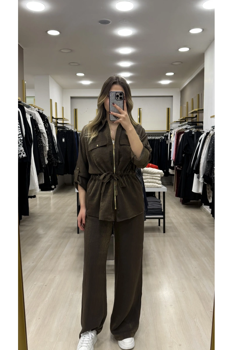 Treo Bel Büzgülü Premium İkili Takım
