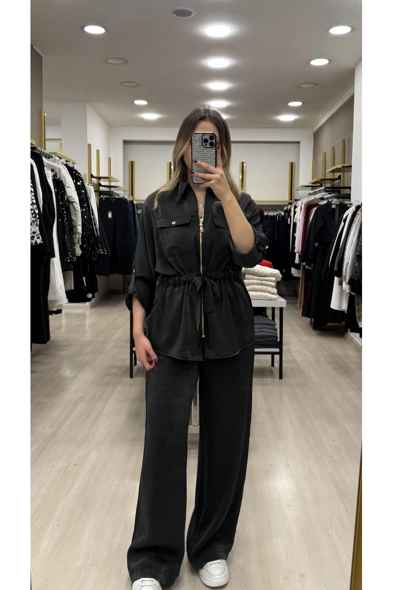 Treo Bel Büzgülü Premium İkili Takım
