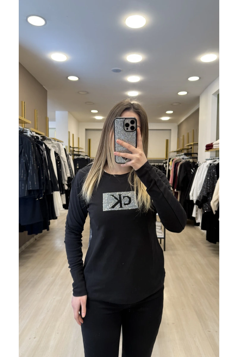 Ck Serpme Taşlı Bady