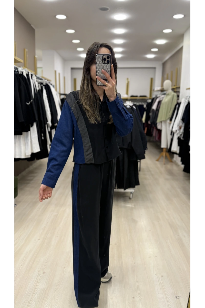 İpkyl Denim Detaylı İkili Takım