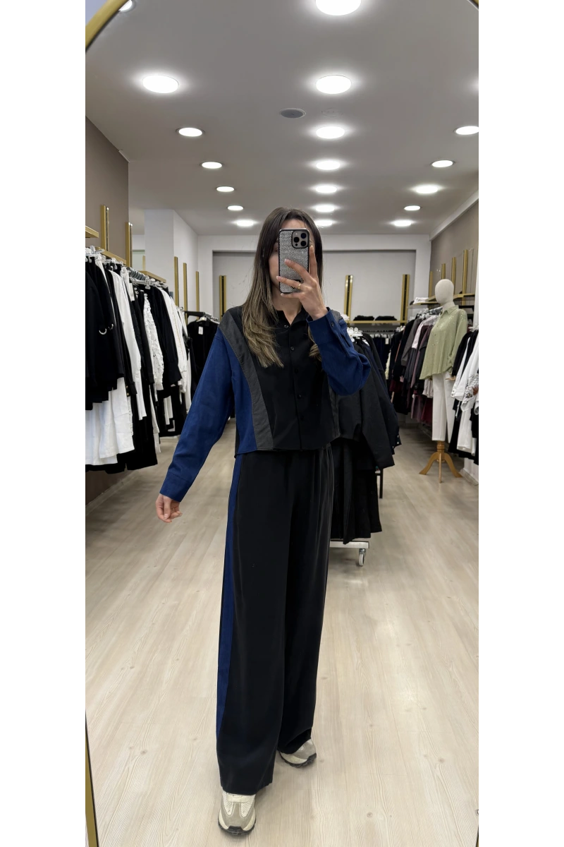İpkyl Denim Detaylı İkili Takım