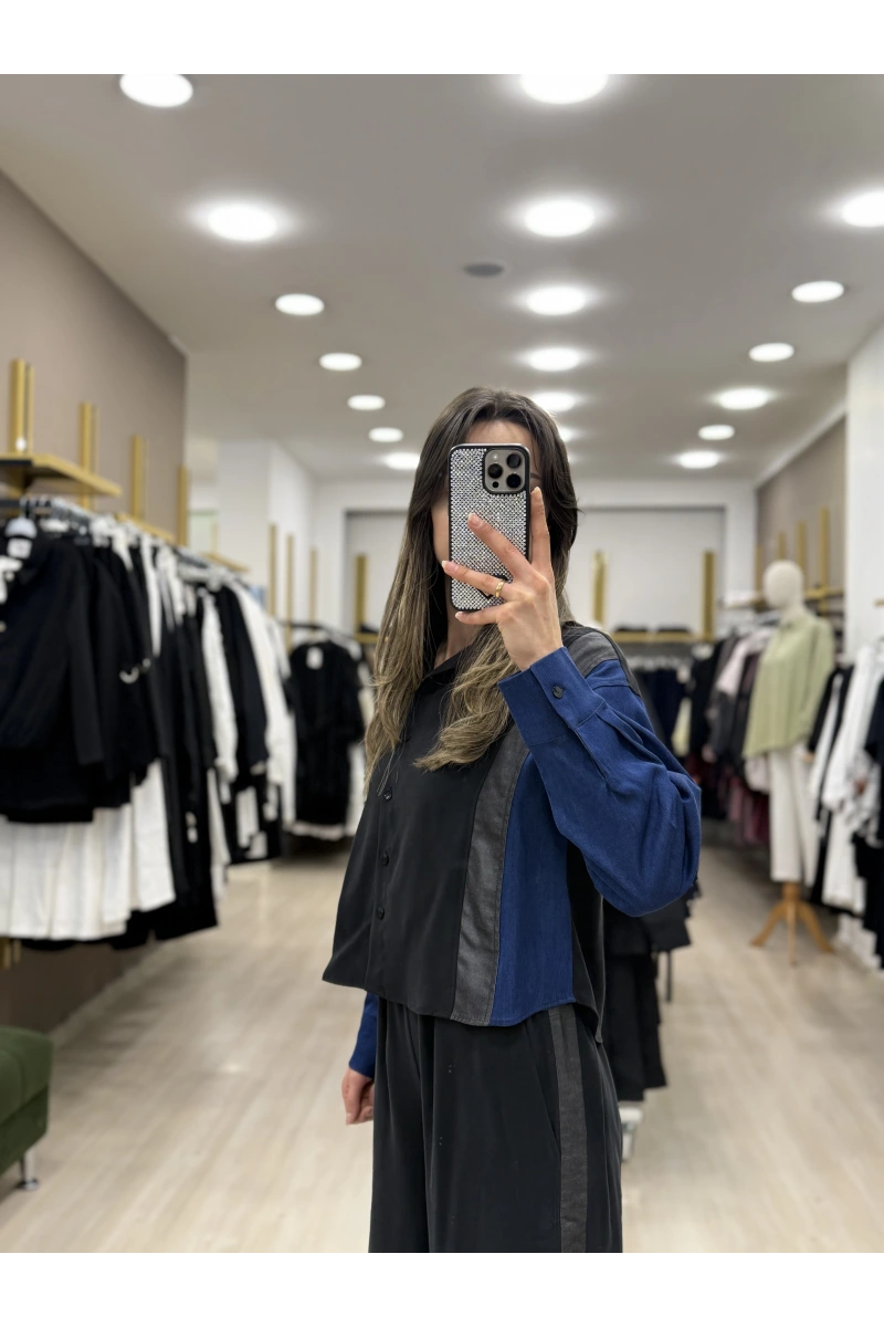 İpkyl Denim Detaylı İkili Takım