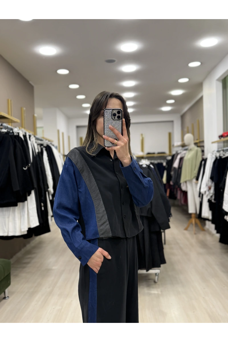 İpkyl Denim Detaylı İkili Takım