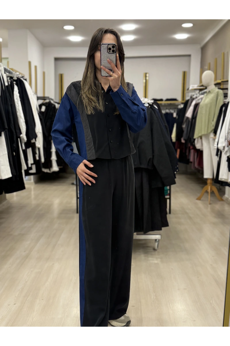İpkyl Denim Detaylı İkili Takım
