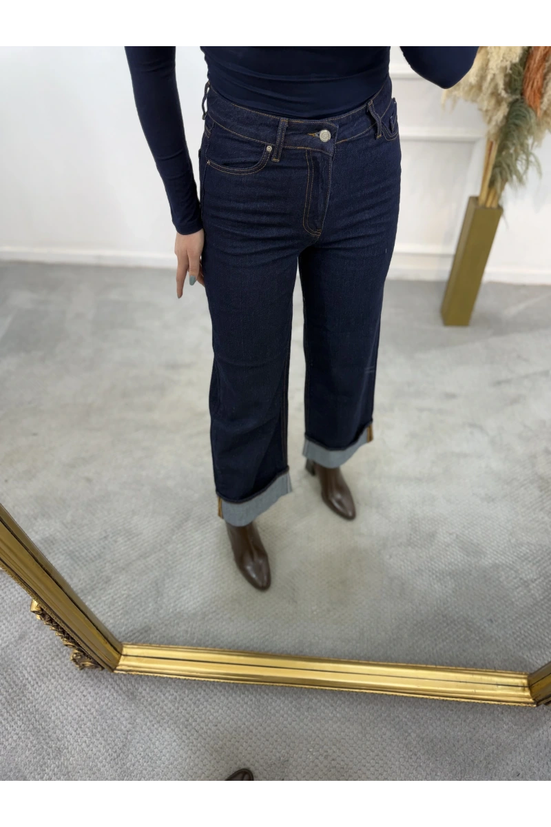 Bera Paça Katlı Likralı Jean