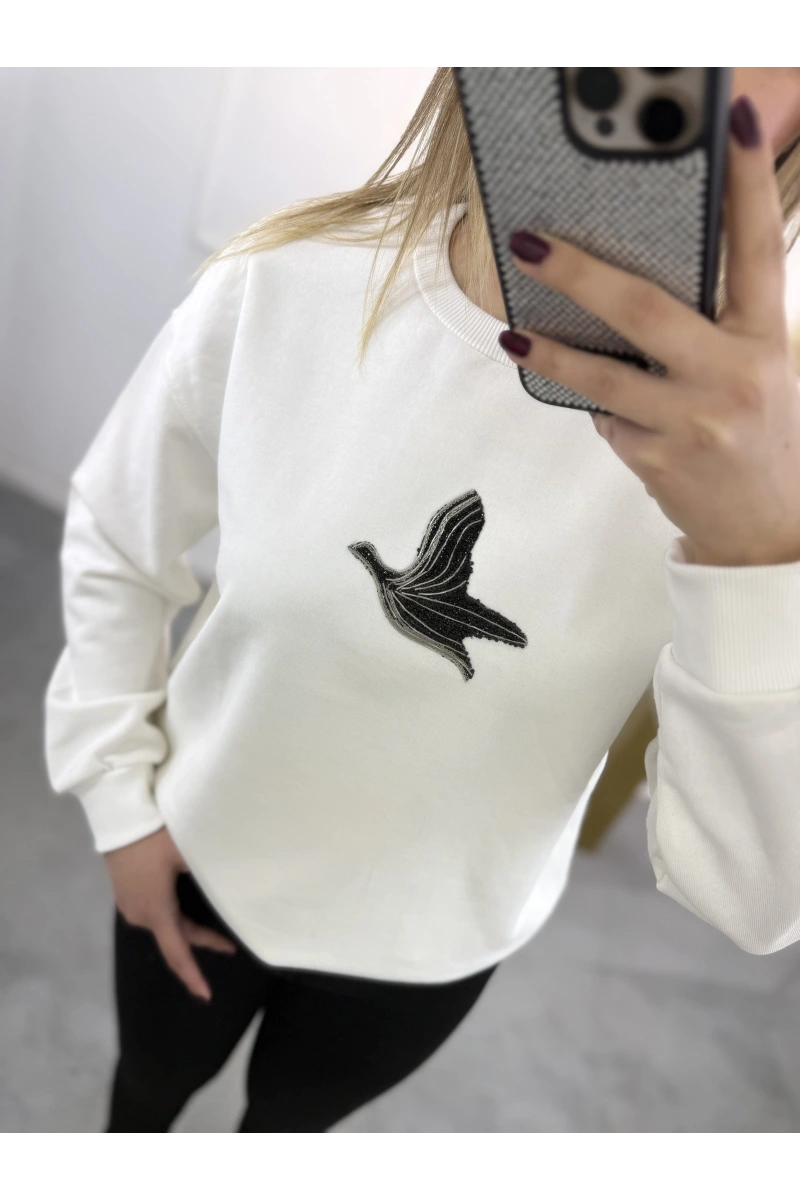 Bima Zincir Kuş Sweatshirt